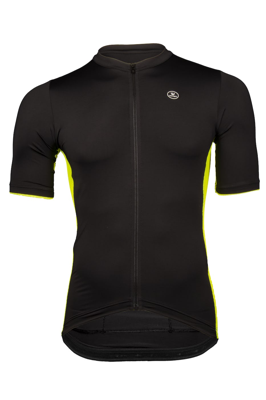 Vermarc Solid Shirt Korte Mouwen PRR Black/ Fluo