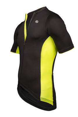 Vermarc Solid Shirt Korte Mouwen PRR Black/ Fluo