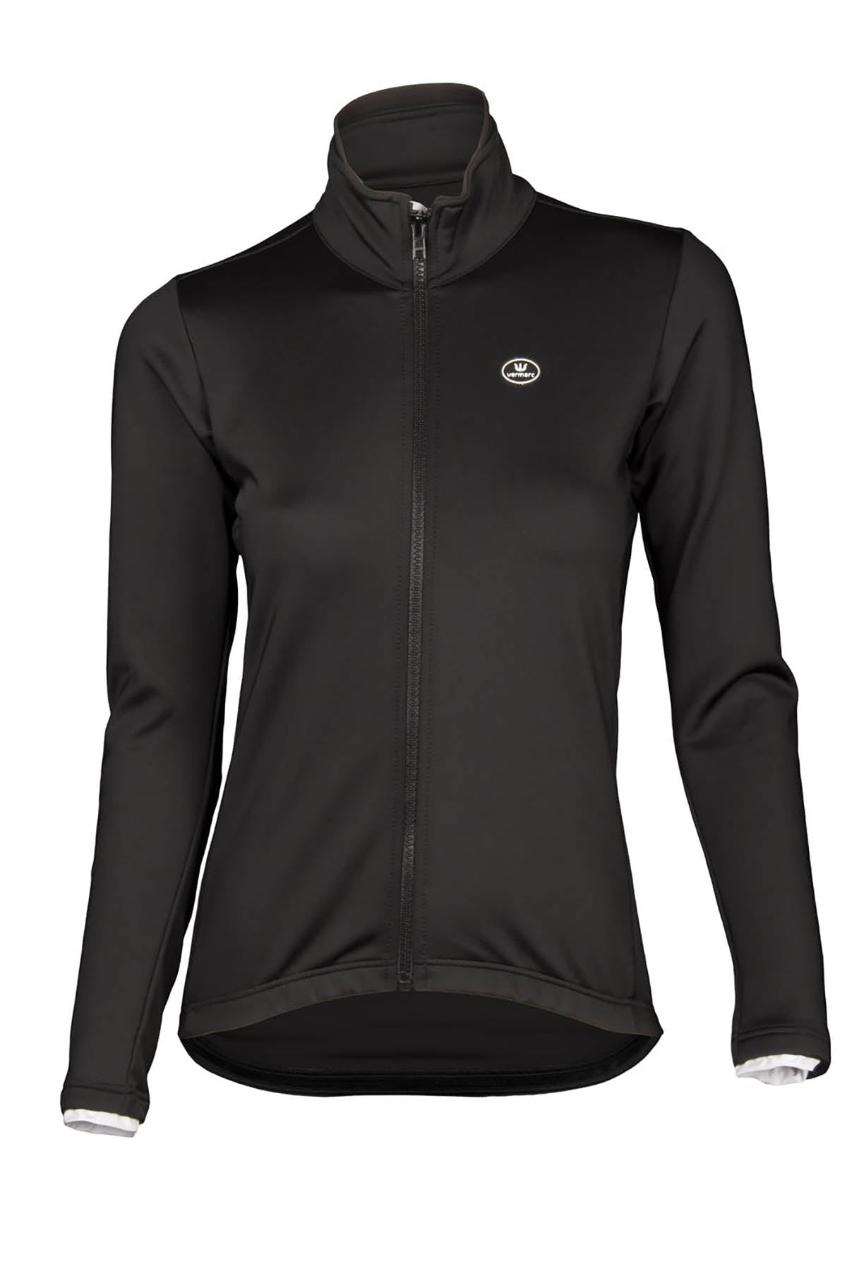 Vermarc Solid Shirt Lange Mouwen PRR Black/ White Women