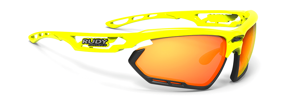 Rudy Project Fotonyk bril yellow fluo gloss - multi laser orange lens