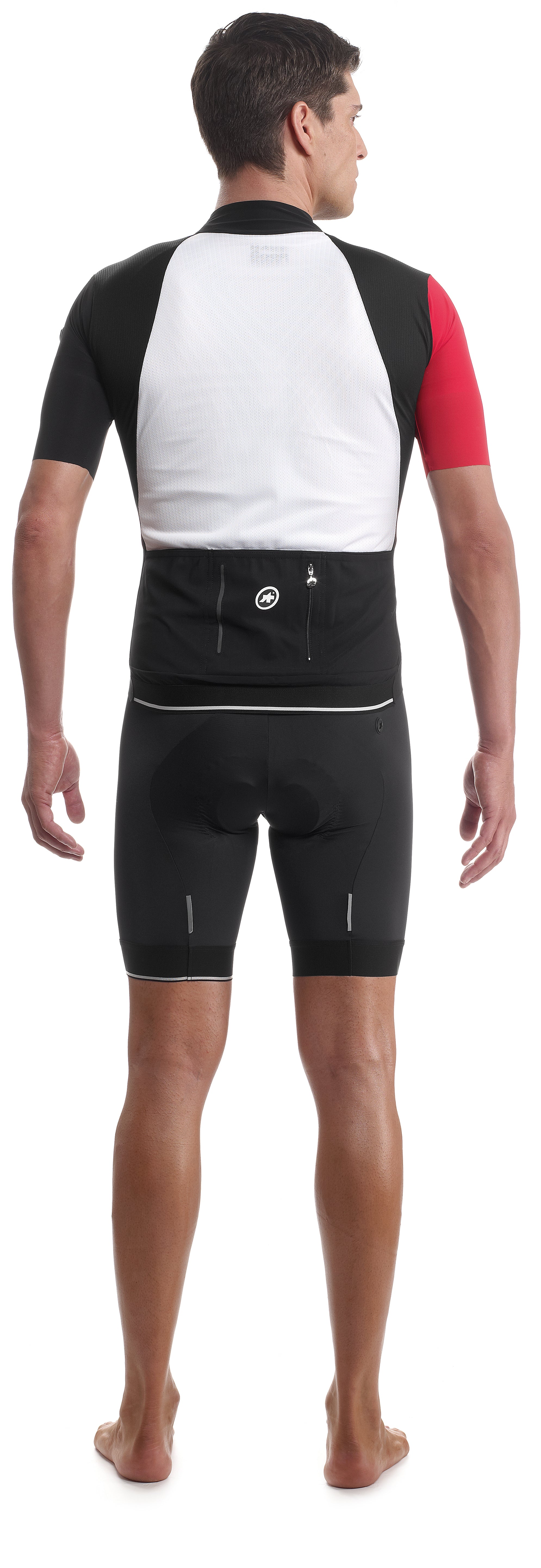 Assos cento evo 8 fietsshirt met korte mouwen national rood
