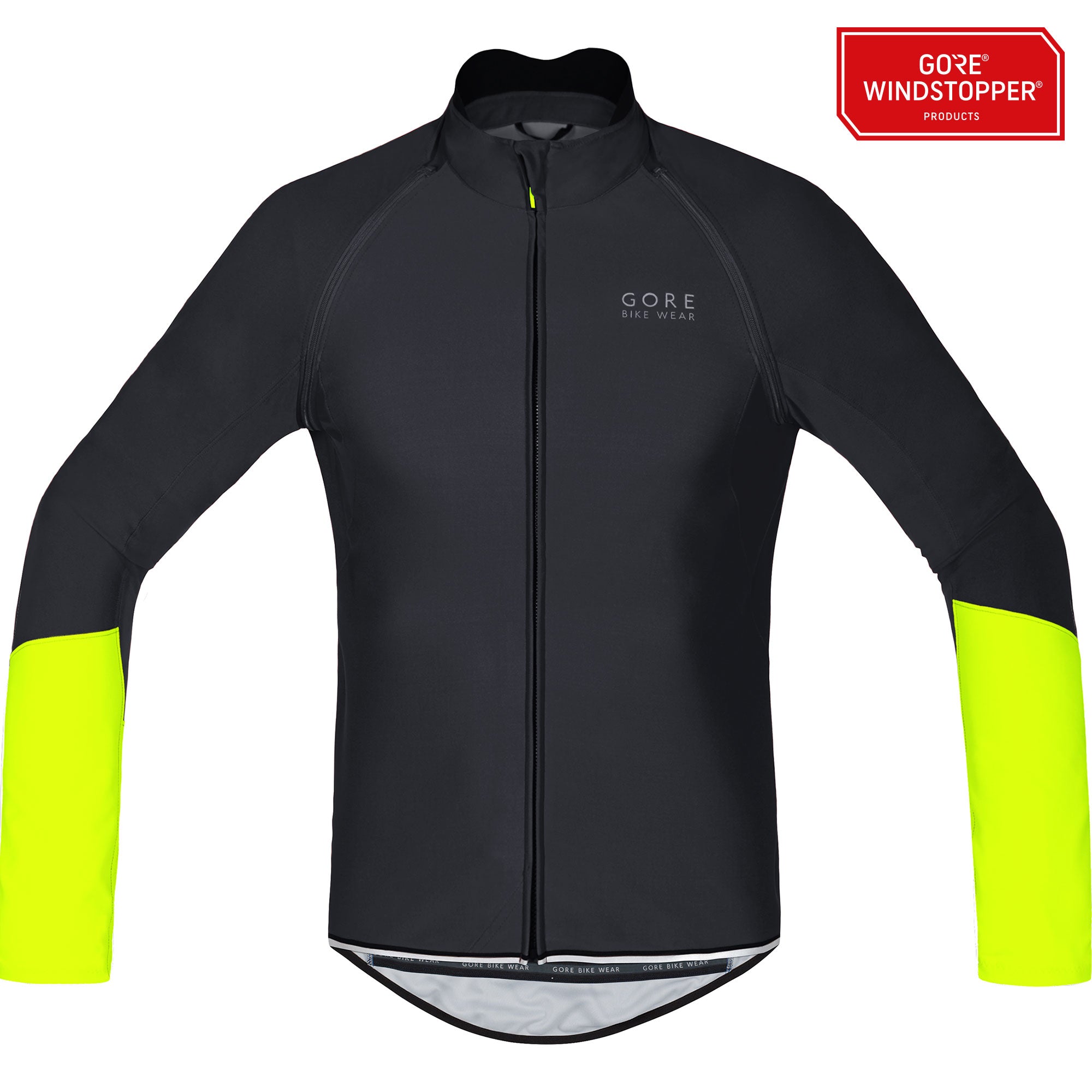 GORE BIKE WEAR Power WS SO  ZO Jersey Black Neon Yellow