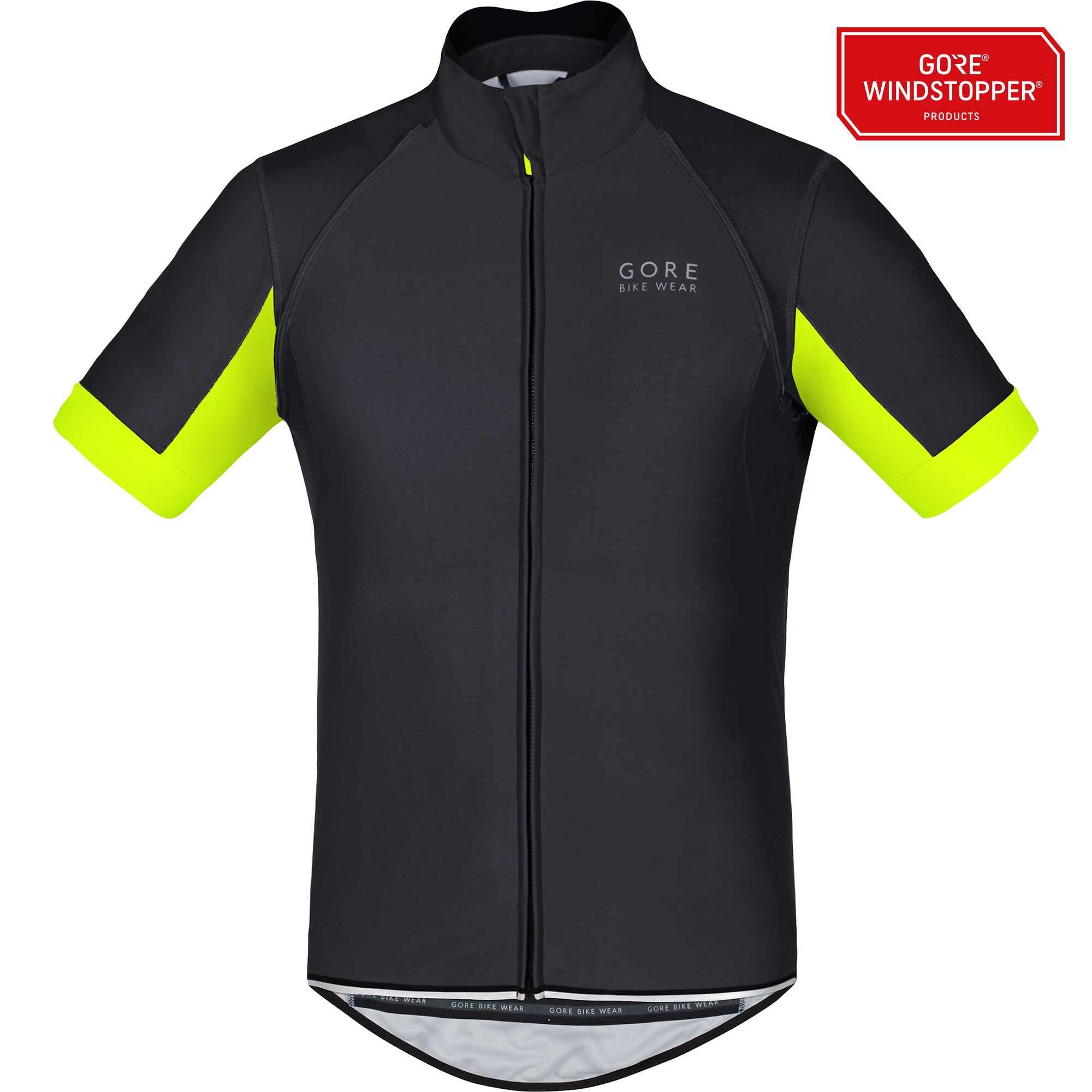 GORE BIKE WEAR Power WS SO  ZO Jersey Black Neon Yellow