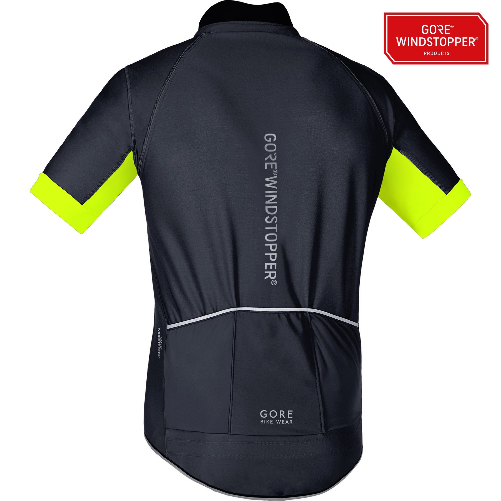 GORE BIKE WEAR Power WS SO  ZO Jersey Black Neon Yellow