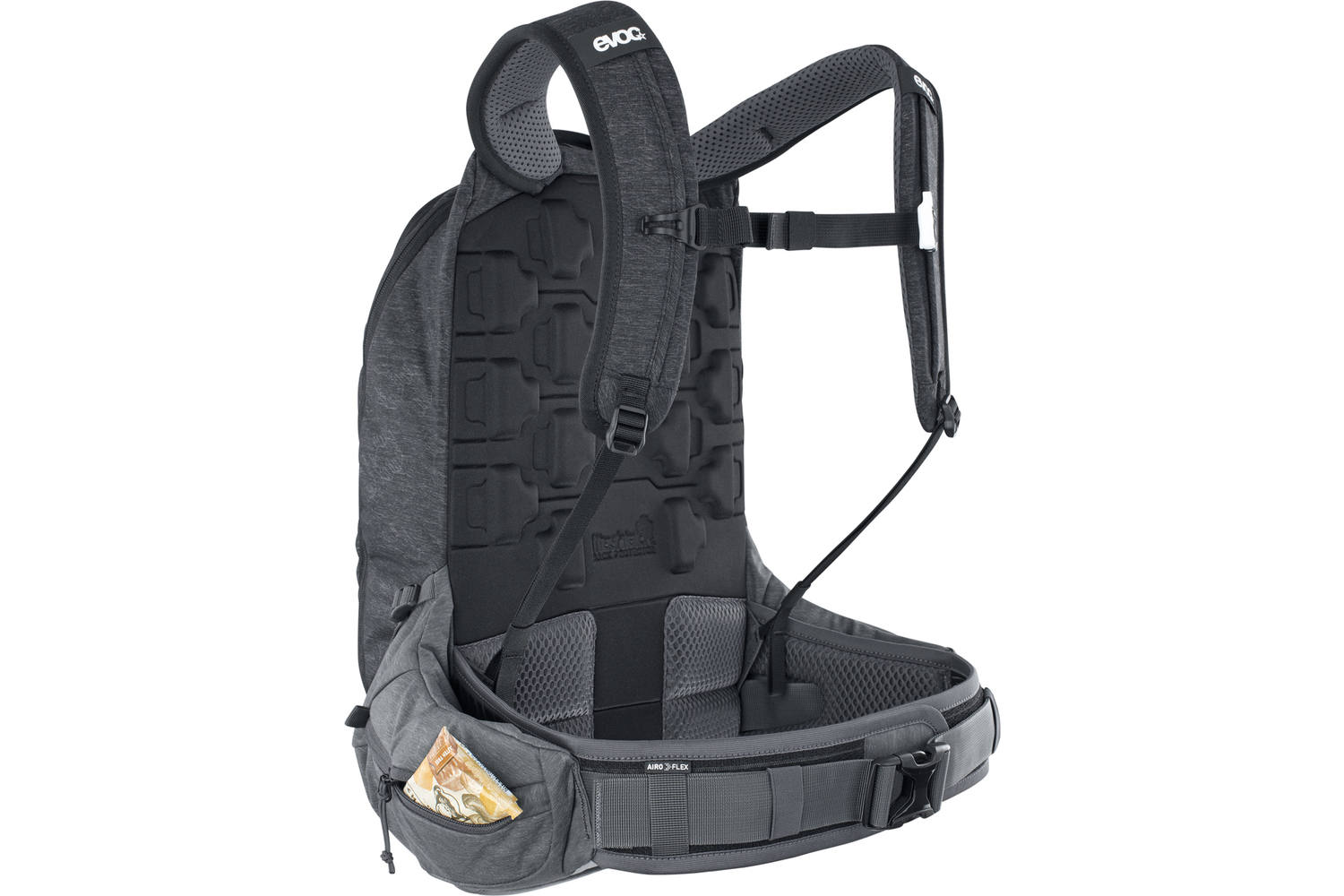 EVOC TRAIL PRO 16 BLACK - CARBON GREY 16L L/XL