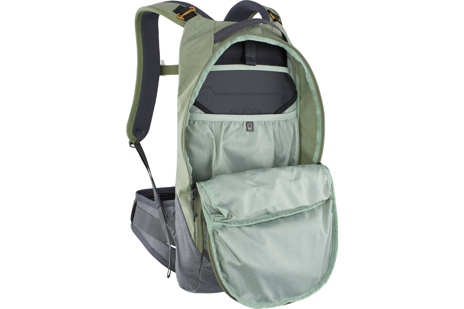 EVOC TRAIL PRO 10 LIGHT OLIVE - CARBON GREY 10L L/XL