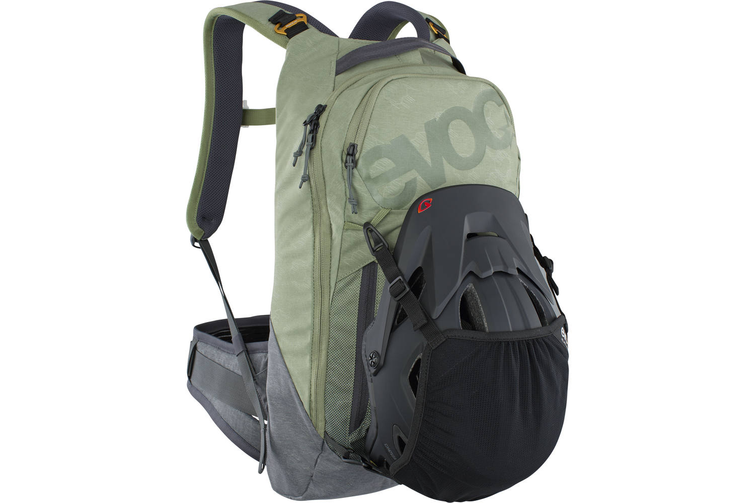 EVOC TRAIL PRO 10 LIGHT OLIVE - CARBON GREY 10L L/XL
