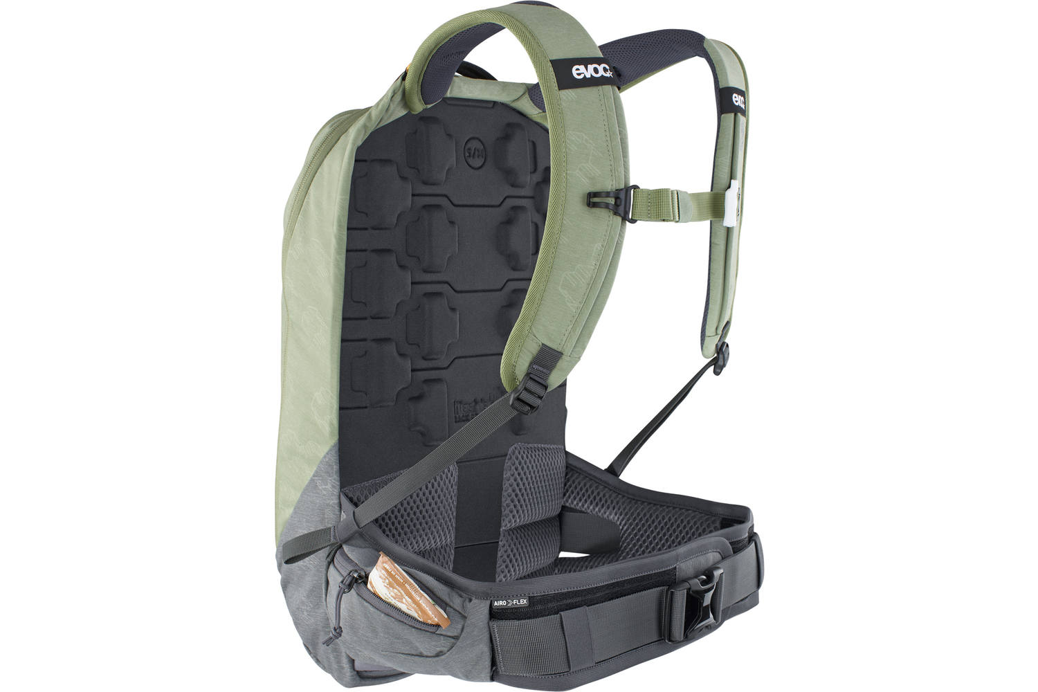 EVOC TRAIL PRO 10 LIGHT OLIVE - CARBON GREY 10L L/XL