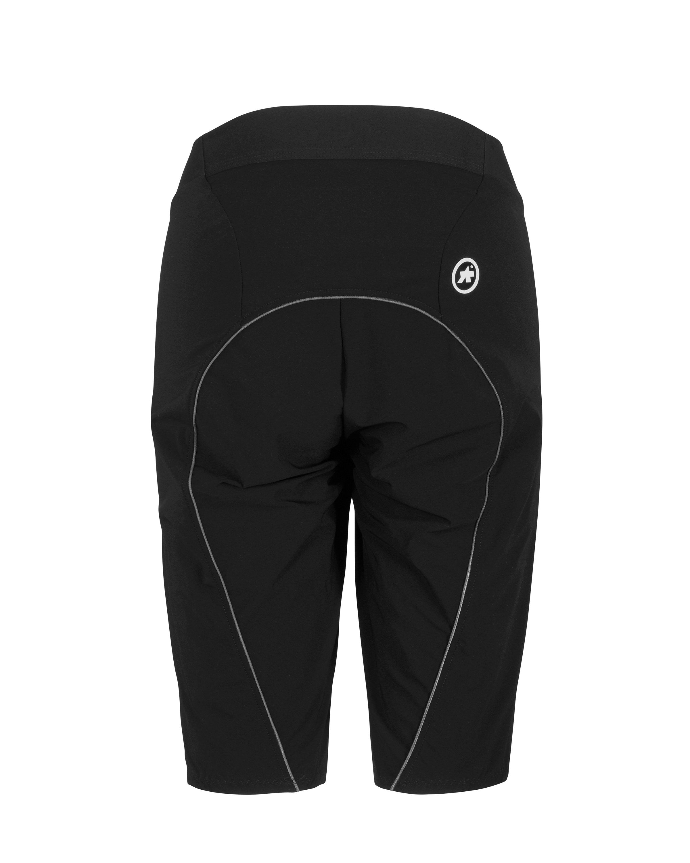 Assos trail cargo dames korte fietsbroek blackseries zwart