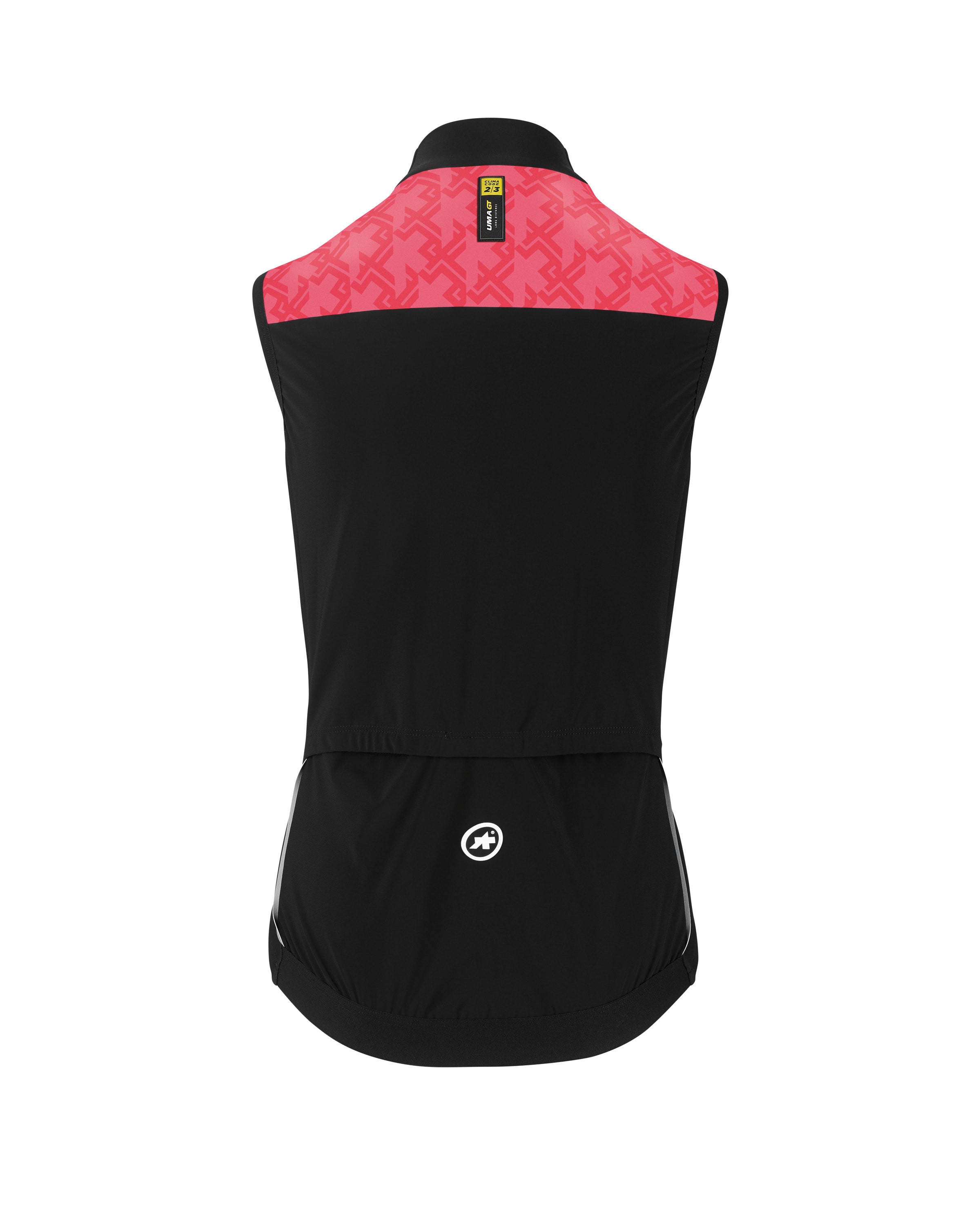 Assos uma gt spring/fall airblock dames windvest galaxy roze