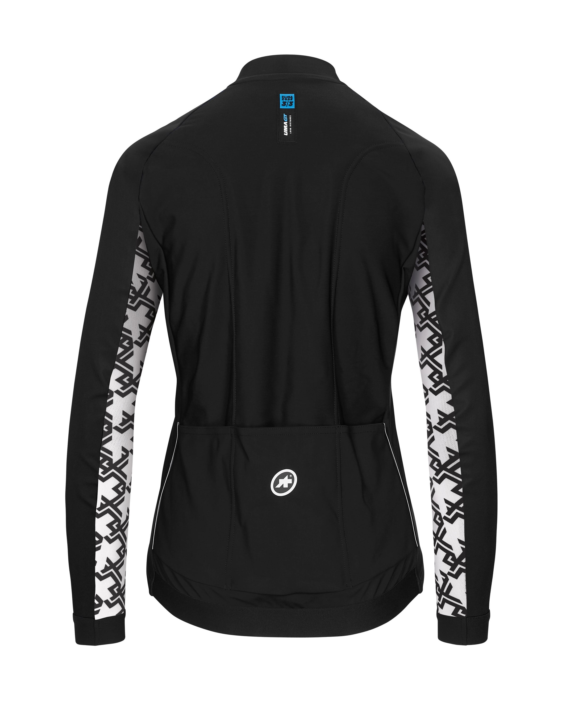 Assos uma gt winter dames fietsjack blackseries zwart