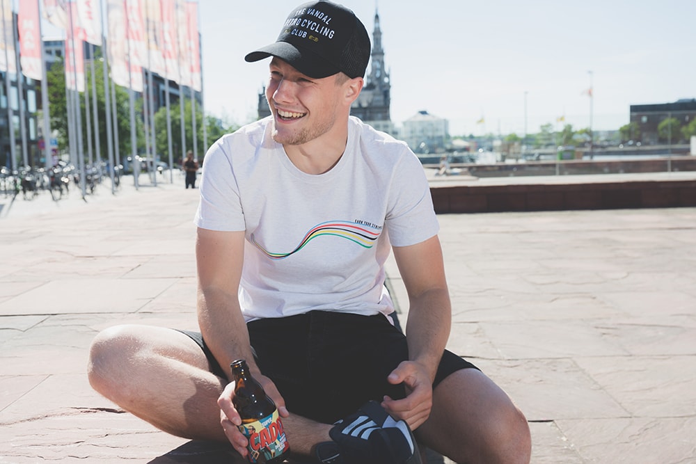 The Vandal Earn Your Stripes T-Shirt Cream