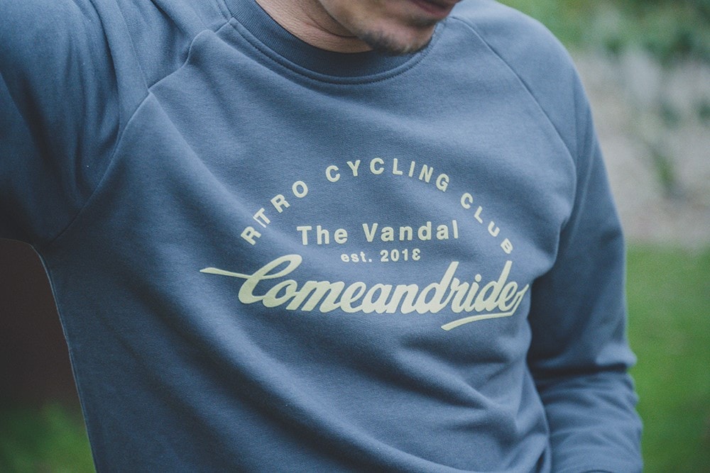 The vandal Come And Ride Sweater Grey Ink