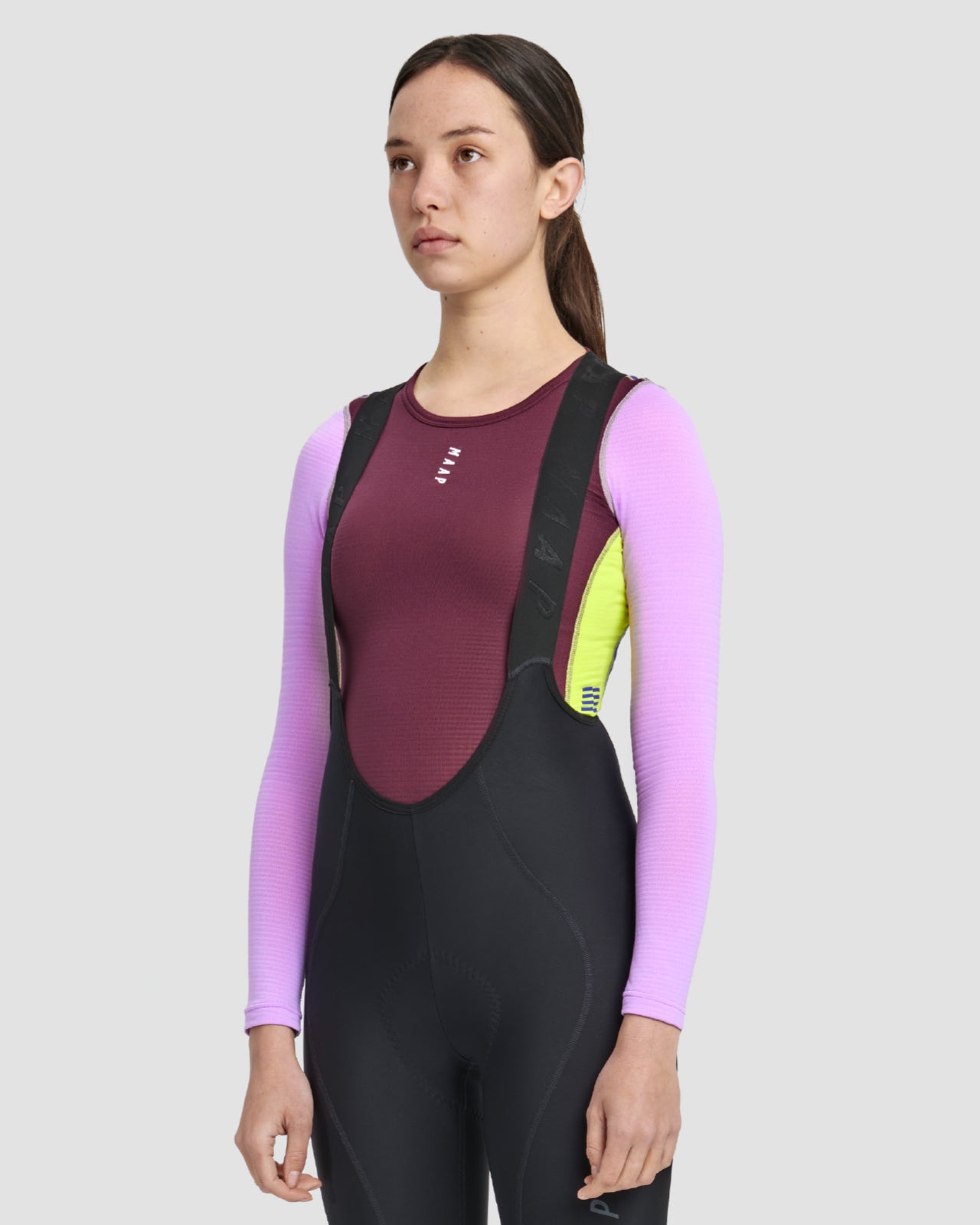Maap Women'S Thermal Base Layer Ls - Burgundy