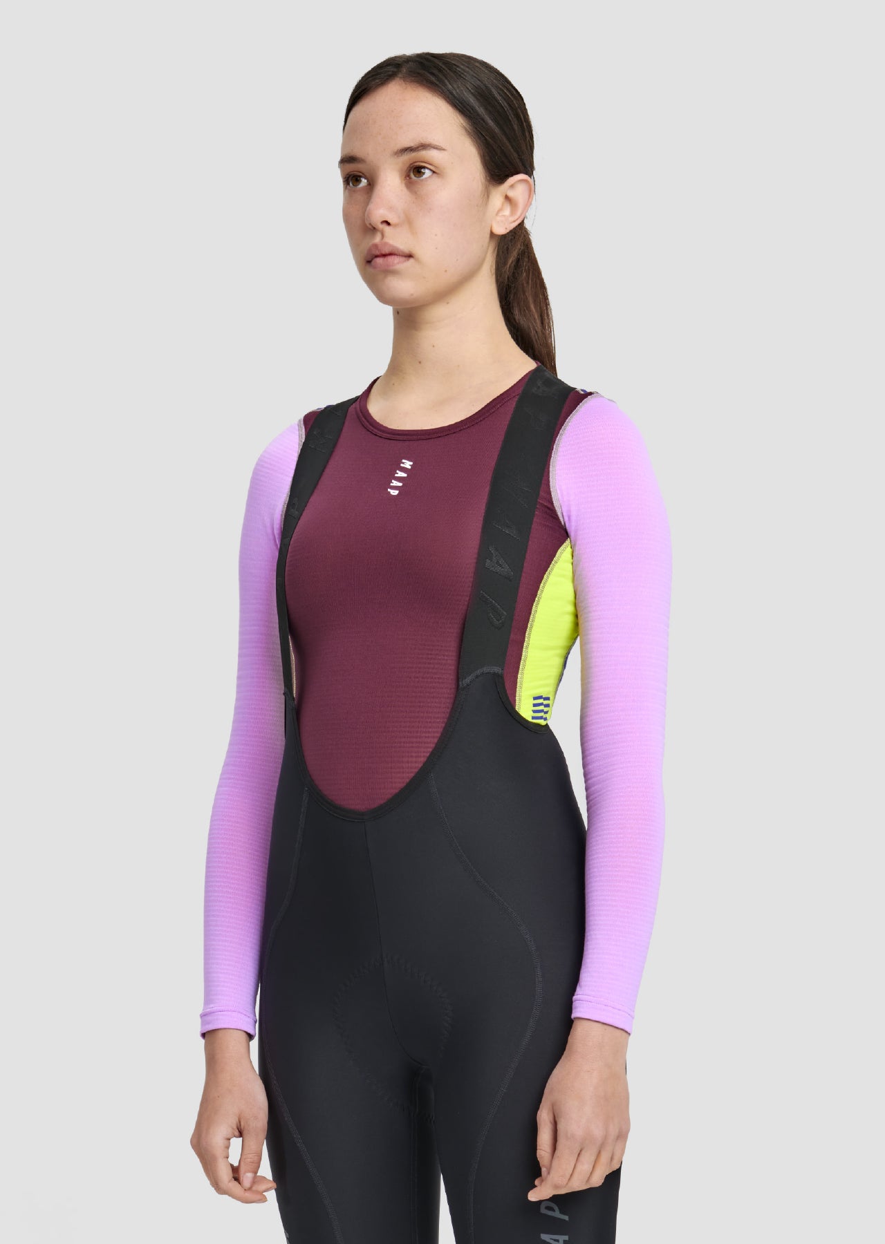 Maap Women'S Thermal Base Layer Ls - Burgundy