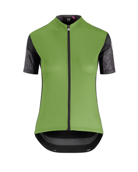Assos xc dames fietsshirt met korte mouwen pan groen