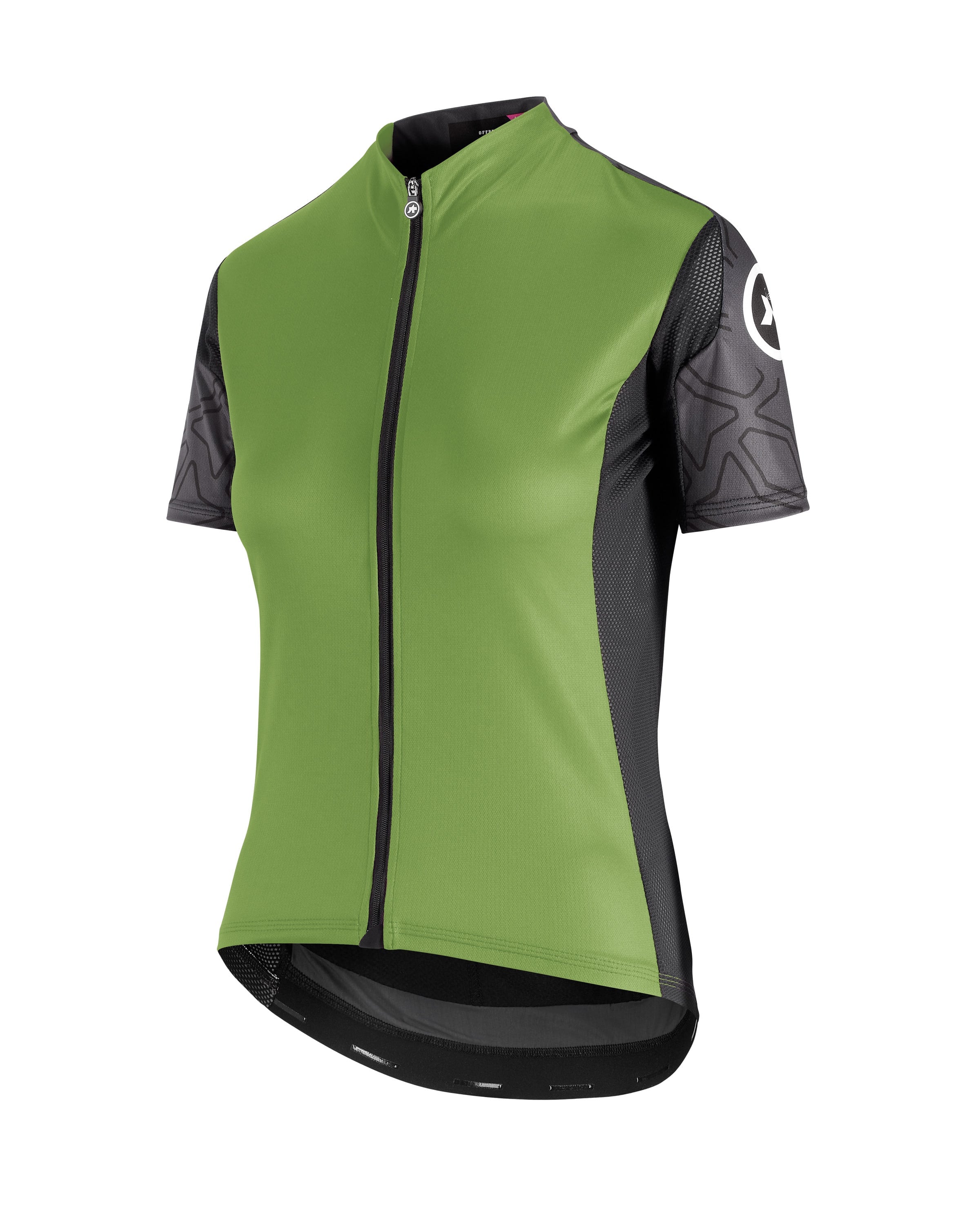 Assos xc dames fietsshirt met korte mouwen pan groen