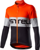 Castelli Prologo Jacket - Orange Silver Gray