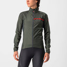 Castelli Squadra Stretch W Jacket - Military Green/Dark Gray