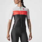 Castelli Aero Pro W Jersey - Light Black/Brilliant Pink-Sil