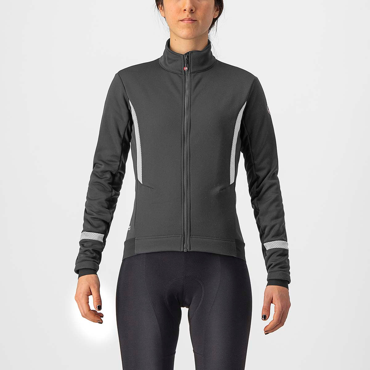 Castelli Dinamica 2 Jacket - Light Black/White Reflex