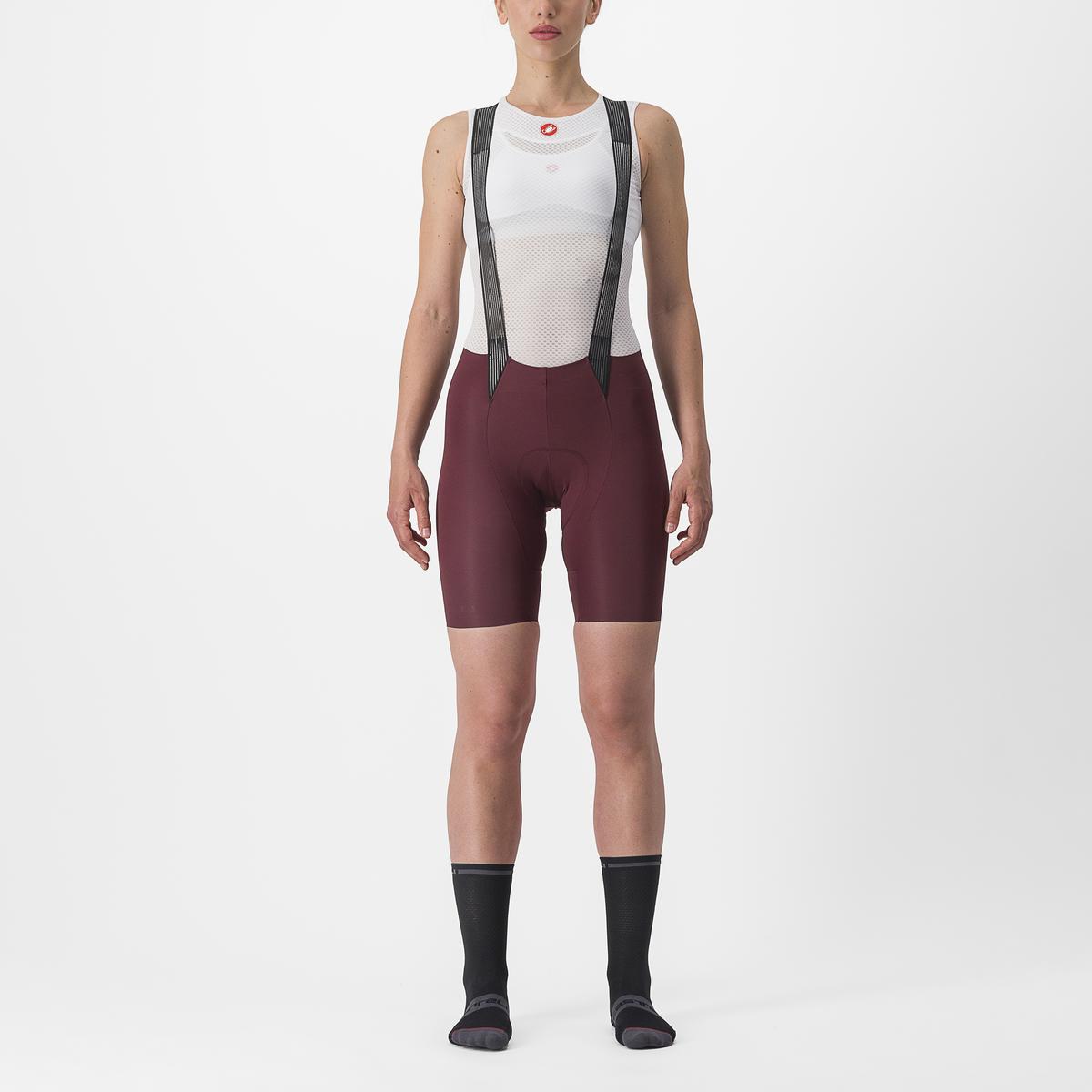 Castelli Free Aero Rc W Bibshort - Deep Bordeaux