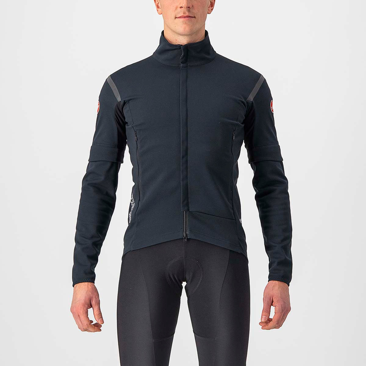 Castelli Perfetto Ros 2 Convertible Jac - Light Black/Black Reflex