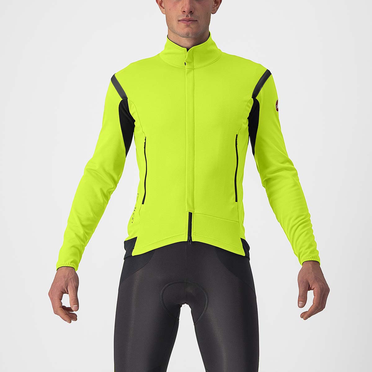 Castelli Perfetto Ros 2 Jacket - Electric Lime/Dark Gray