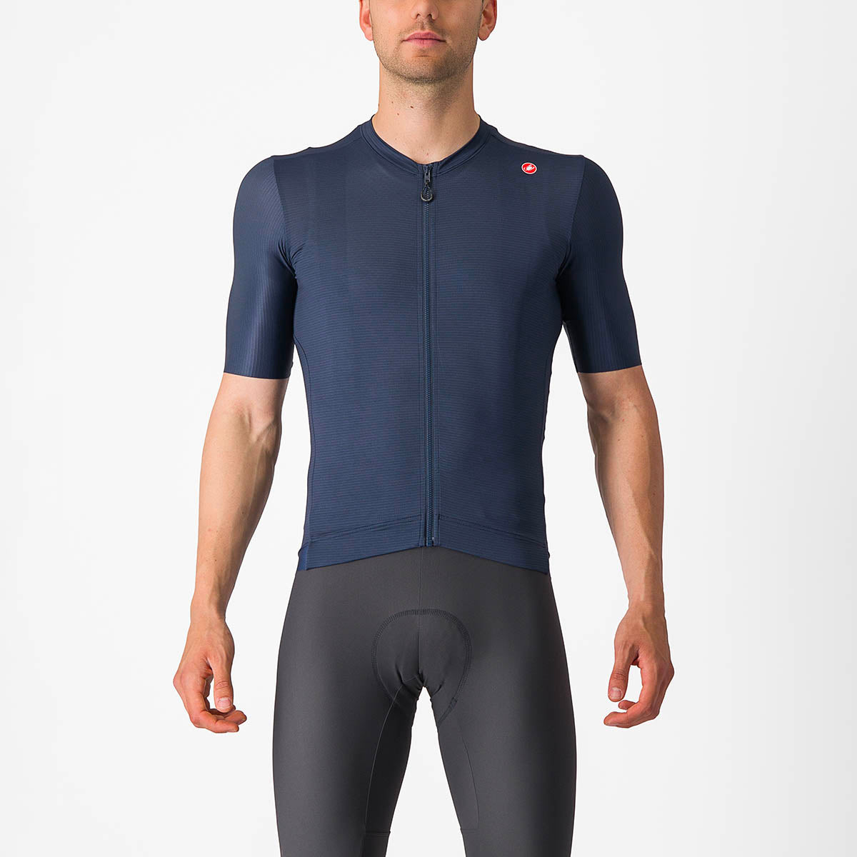 Castelli Espresso Jersey - Belgian Blue/Silver Moon