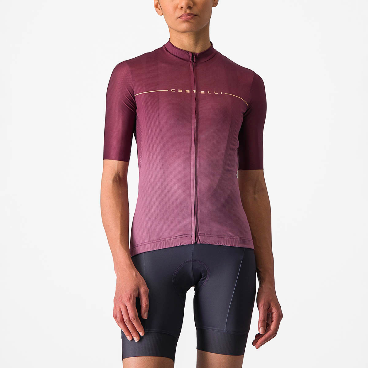 Castelli Salita Jersey - Deep Bordeaux/Deep Purple-Soft