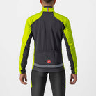 Castelli Transition 2 Jacket - Electric Lime/Dark Gray-Black