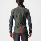 Castelli Squadra Stretch W Jacket - Military Green/Dark Gray