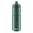 Elite Bottle Jet Green Dark Green, White Logo 750ml
