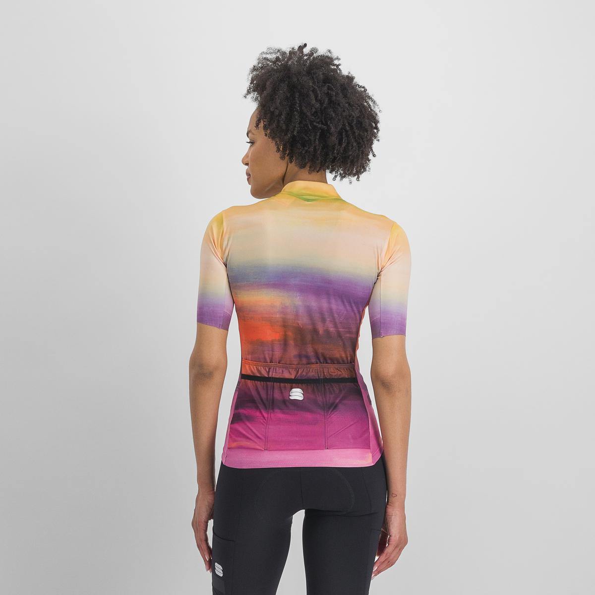 Sportful Flow Supergiara W Jersey - Carmine Rose Yellow