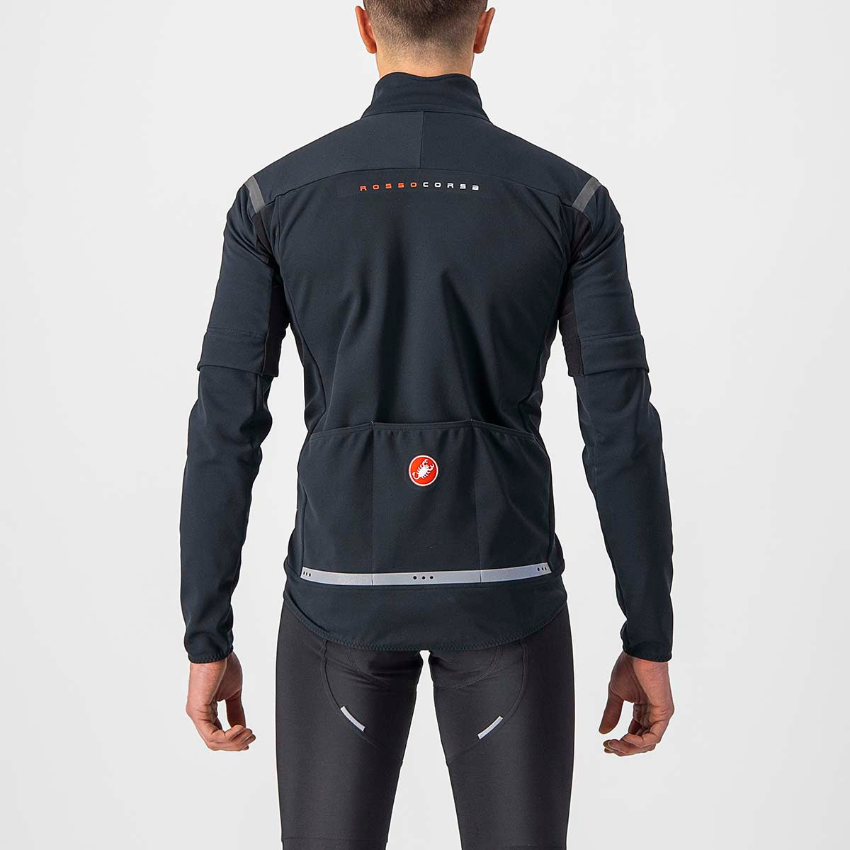 Castelli Perfetto Ros 2 Convertible Jac - Light Black/Black Reflex