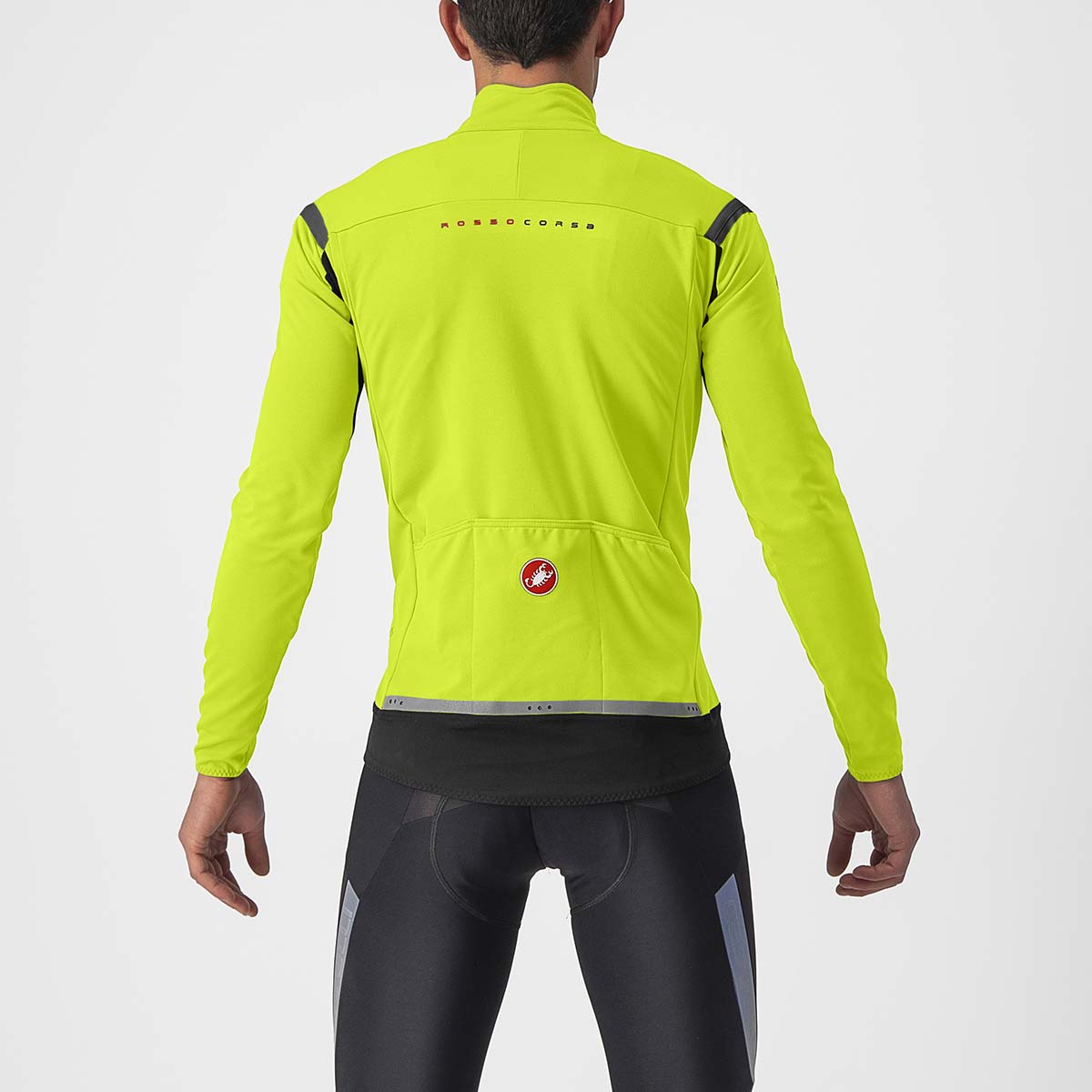 Castelli Perfetto Ros 2 Jacket - Electric Lime/Dark Gray
