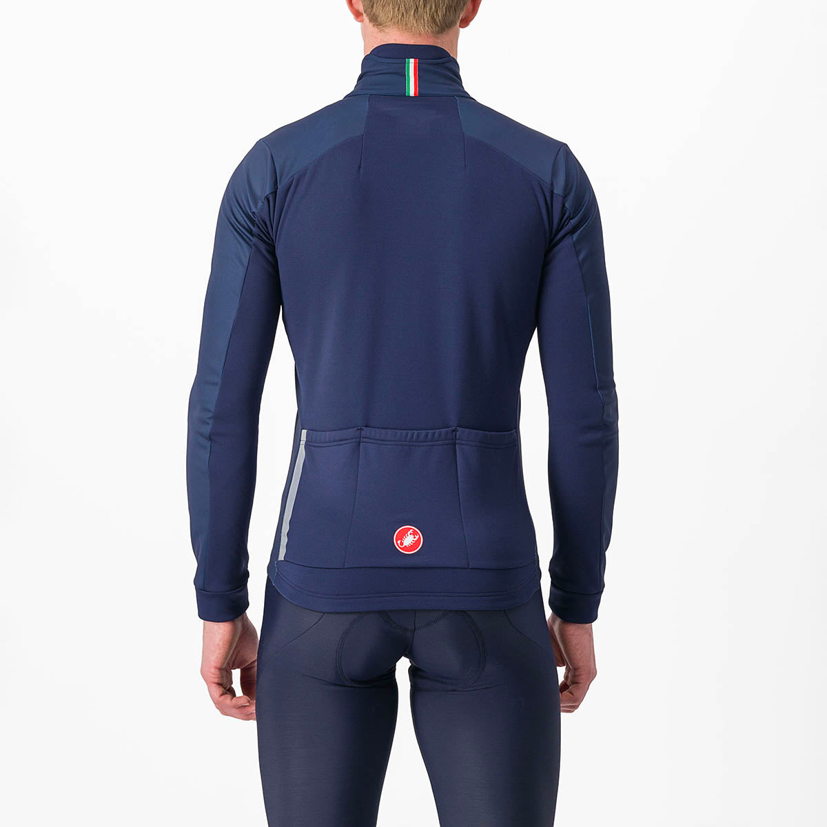 Castelli Entrata Jacket - Belgian Blue/Silver