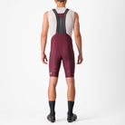 Castelli Espresso Bibshort - Deep Bordeaux