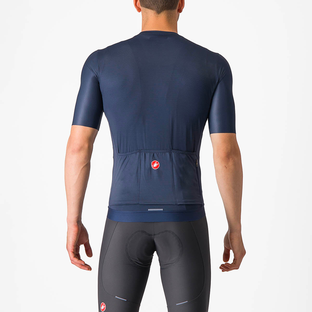 Castelli Espresso Jersey - Belgian Blue/Silver Moon