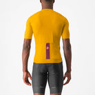 Castelli Prologo Lite Jersey - Goldenrod/Deep Bordeaux