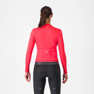 Castelli Espresso Thermal W Jersey - Hibiscus/Dark Gray