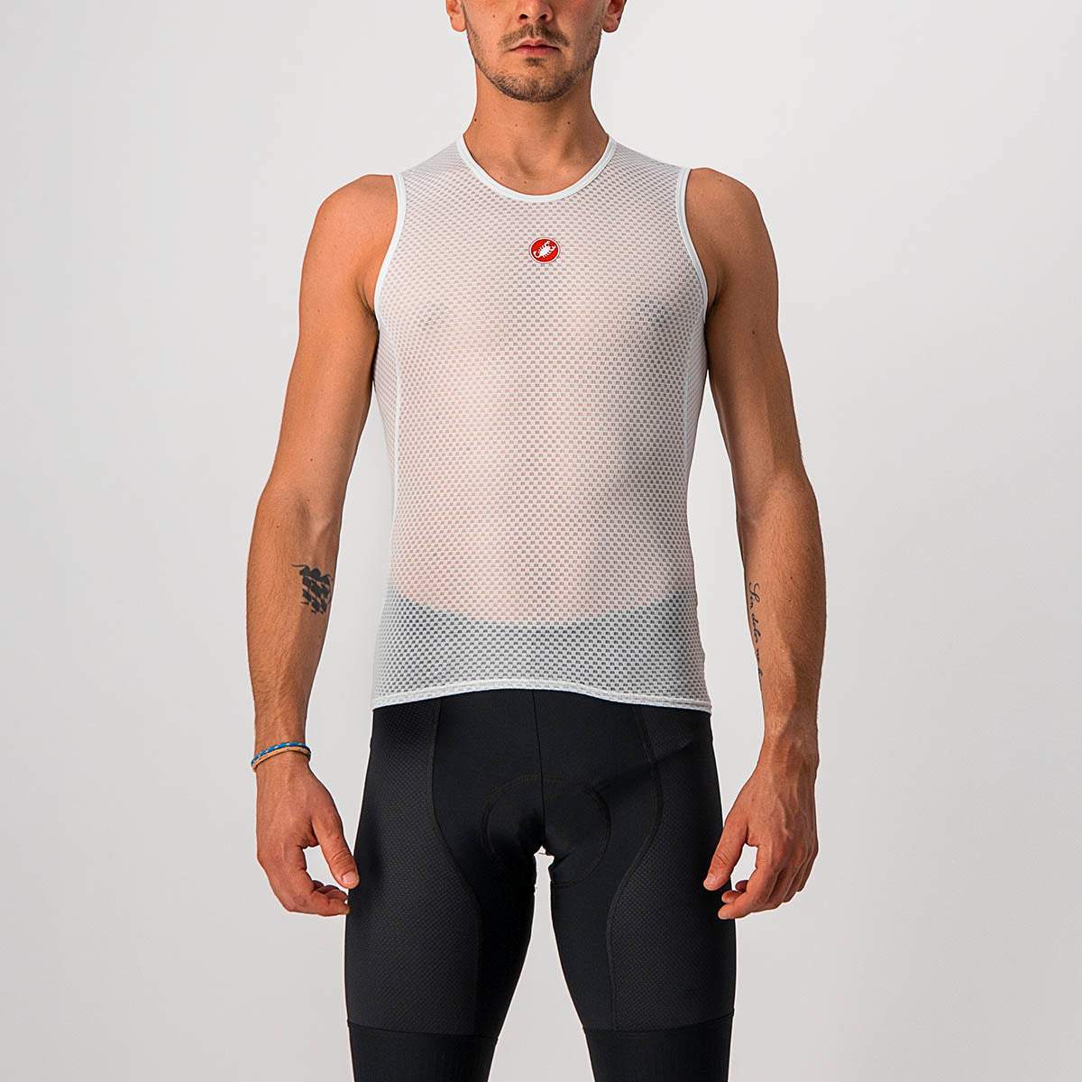Castelli pro issue ondershirt zonder mouwen wit