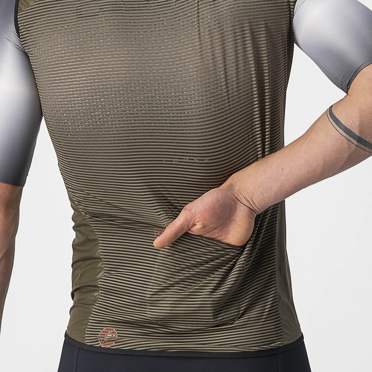 Castelli Aria Vest - Moss Brown