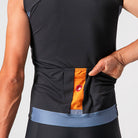 Castelli Entrata Vi Sleeveless - Light Black/Light Steel Blue-P