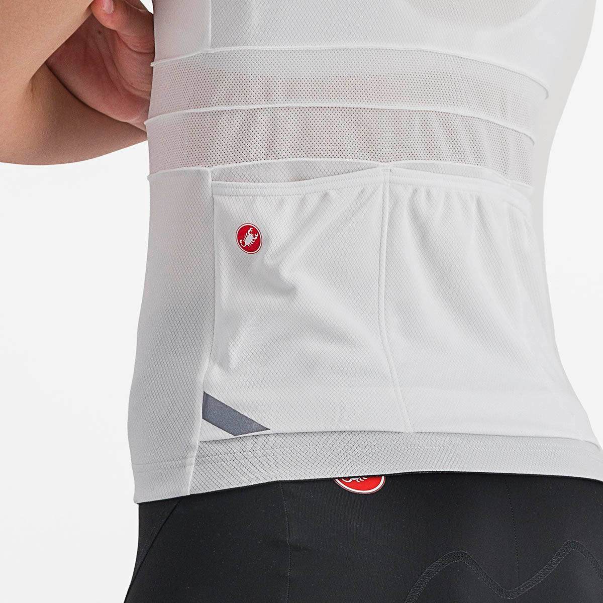 Castelli Anima 4 Sleeveless - Ivory/Light Black