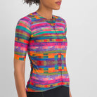 Sportful Glitch W Bomber Jersey - Multicolor Pink