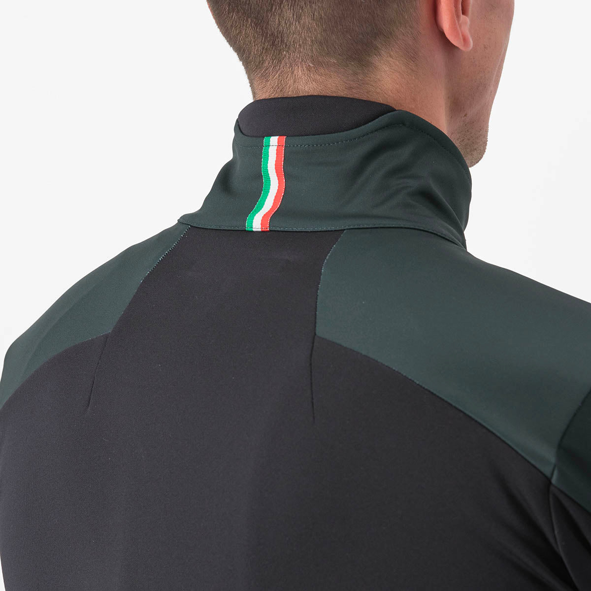 Castelli Entrata Jacket - Rover Green/Yellow Fluo-Light