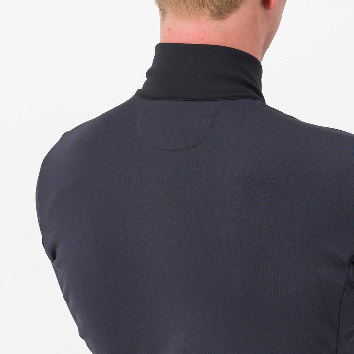 Castelli Entrata Thermal Jersey - Light Black/Red