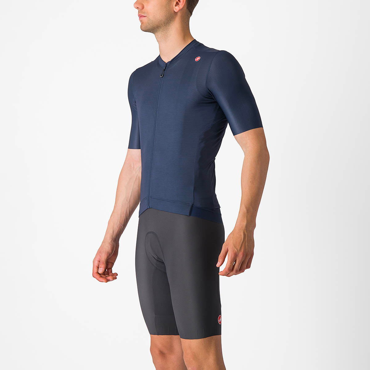 Castelli Espresso Jersey - Belgian Blue/Silver Moon