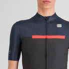 Sportful Pista W Jersey - Black Galaxy Blue